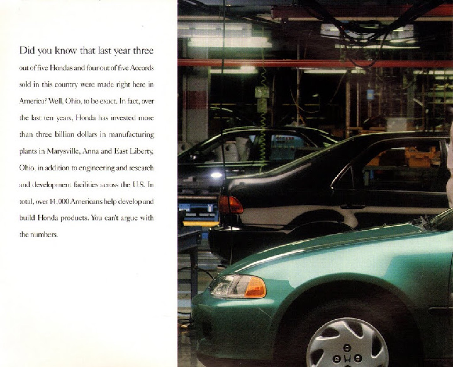 1993 Honda Brochure Page 13